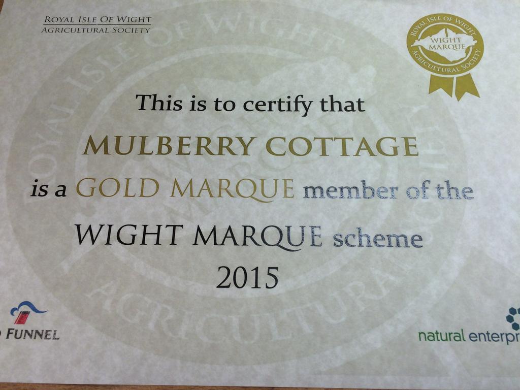 Mulberry Cottage B&B Bembridge Eksteriør bilde